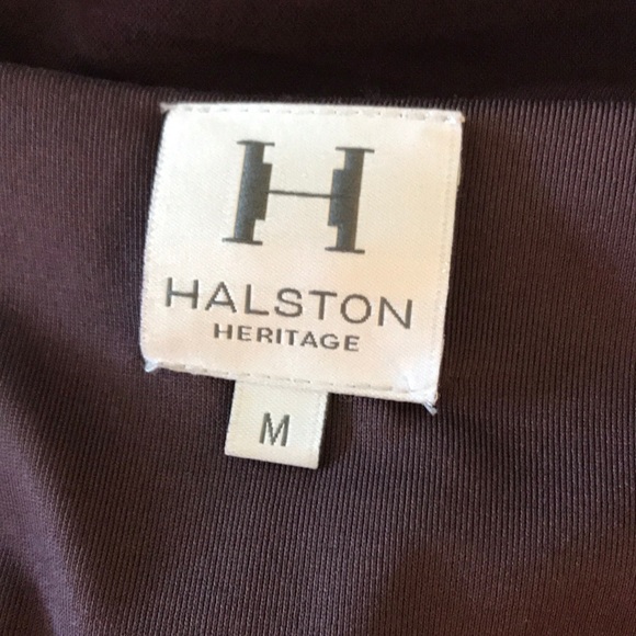 Halston Heritage Deep Plum Bandage Dress M - Picture 5 of 6